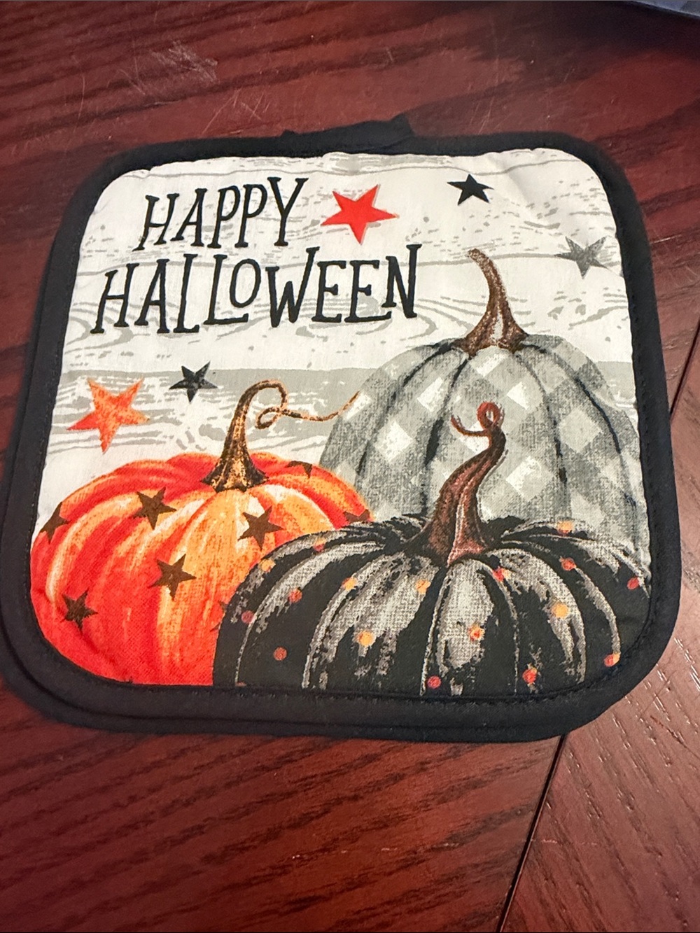 🎃New🎃Happy Halloween Pumpkin Pot Holder Set